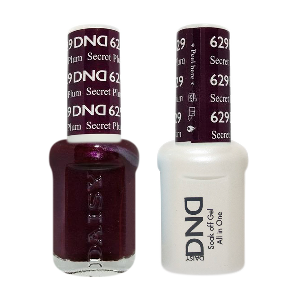 DND Nail Lacquer And Gel Polish, 629, Secret Plum, 0.5oz MY0924