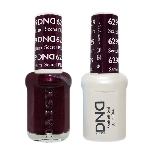 DND Nail Lacquer And Gel Polish, 629, Secret Plum, 0.5oz MY0924