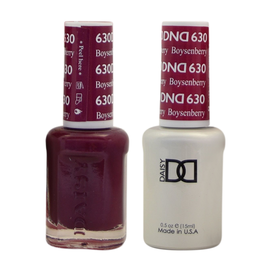 DND Nail Lacquer And Gel Polish, 630, Boysenberry, 0.5oz MY0924