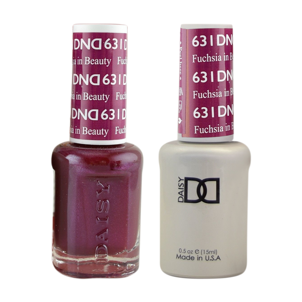 DND Nail Lacquer And Gel Polish, 631, Fuchsia in Beauty, 0.5oz MY0924