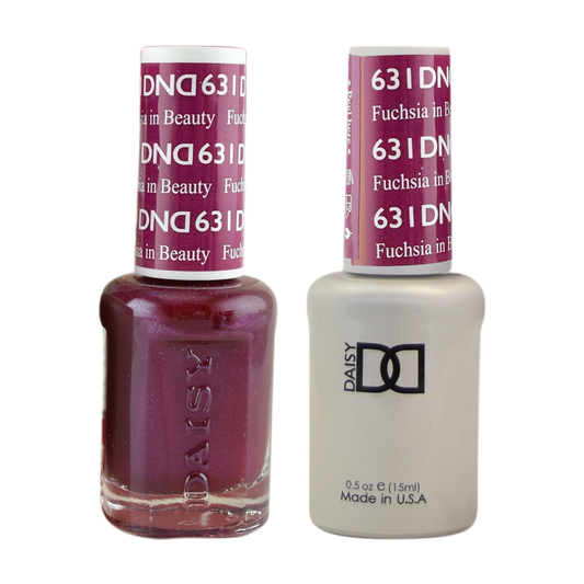 DND Nail Lacquer And Gel Polish, 631, Fuchsia in Beauty, 0.5oz MY0924