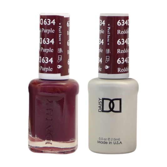 DND Nail Lacquer And Gel Polish, 634, Reddish Purple, 0.5oz MY0924