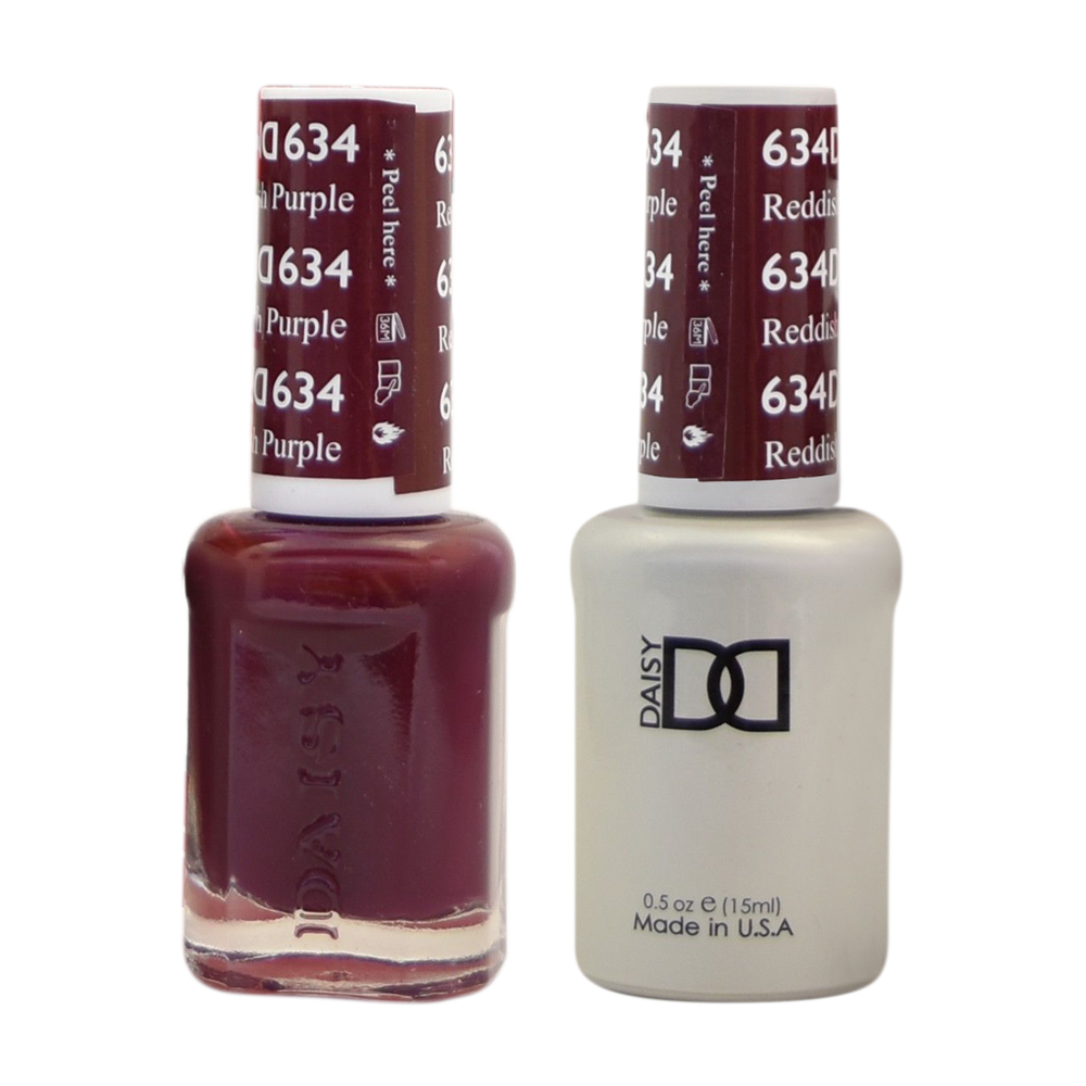 DND Nail Lacquer And Gel Polish, 634, Reddish Purple, 0.5oz MY0924