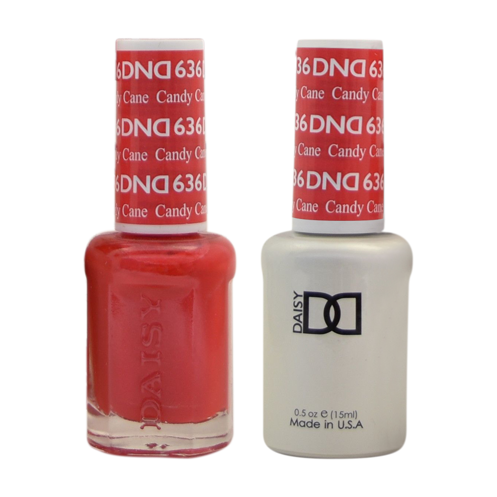 DND Nail Lacquer And Gel Polish, 636, Candy Cane, 0.5oz MY0924