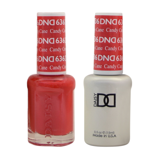 DND Nail Lacquer And Gel Polish, 636, Candy Cane, 0.5oz MY0924