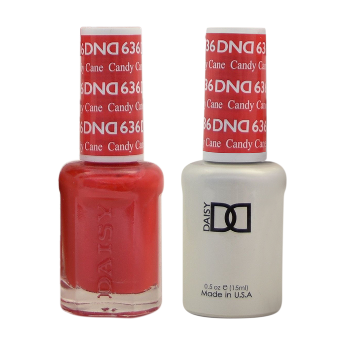 DND Nail Lacquer And Gel Polish, 636, Candy Cane, 0.5oz MY0924