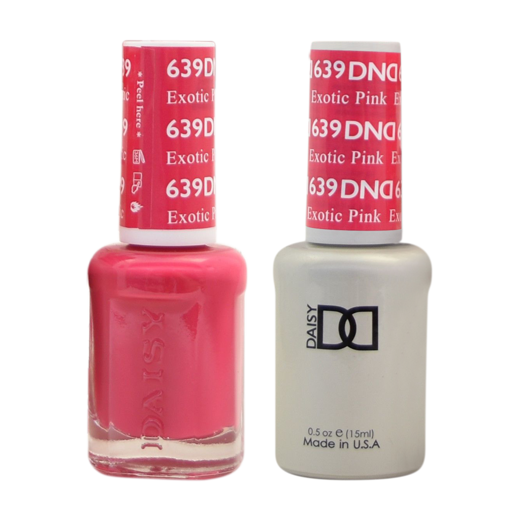 DND Nail Lacquer And Gel Polish, 639, Exotic Pink, 0.5oz MY0924