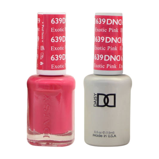 DND Nail Lacquer And Gel Polish, 639, Exotic Pink, 0.5oz MY0924