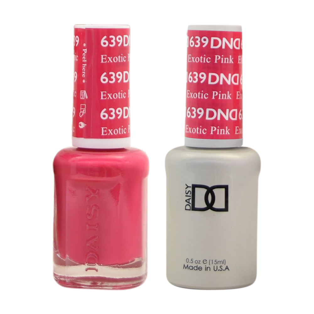 DND Nail Lacquer And Gel Polish, 639, Exotic Pink, 0.5oz MY0924