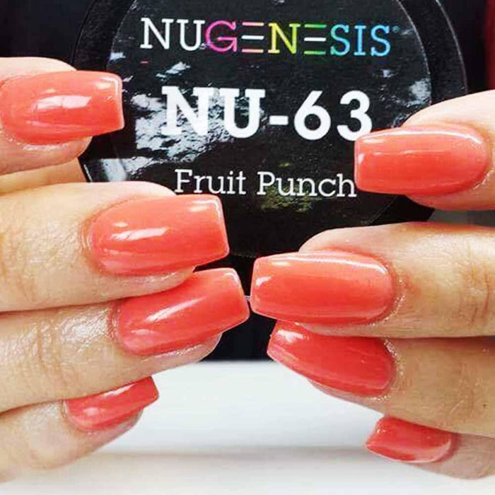 Nugenesis Dipping Powder, NU 063, Fruit Punch, 2oz MH1005