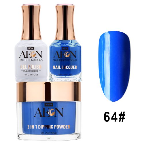 AEON 3in1 Dipping Powder + Gel Polish + Nail Lacquer, 064, It’s Poppin Tonight OK0327LK