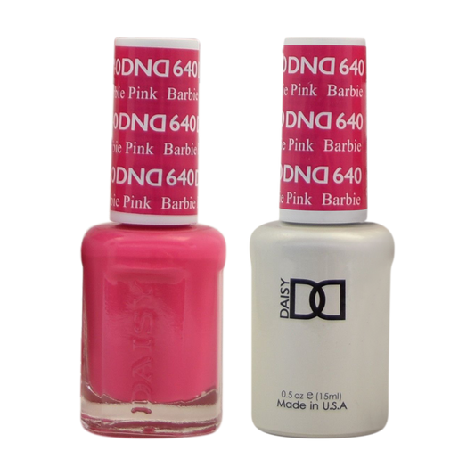 DND Nail Lacquer And Gel Polish, 640, Barbie Pink, 0.5oz MY0924