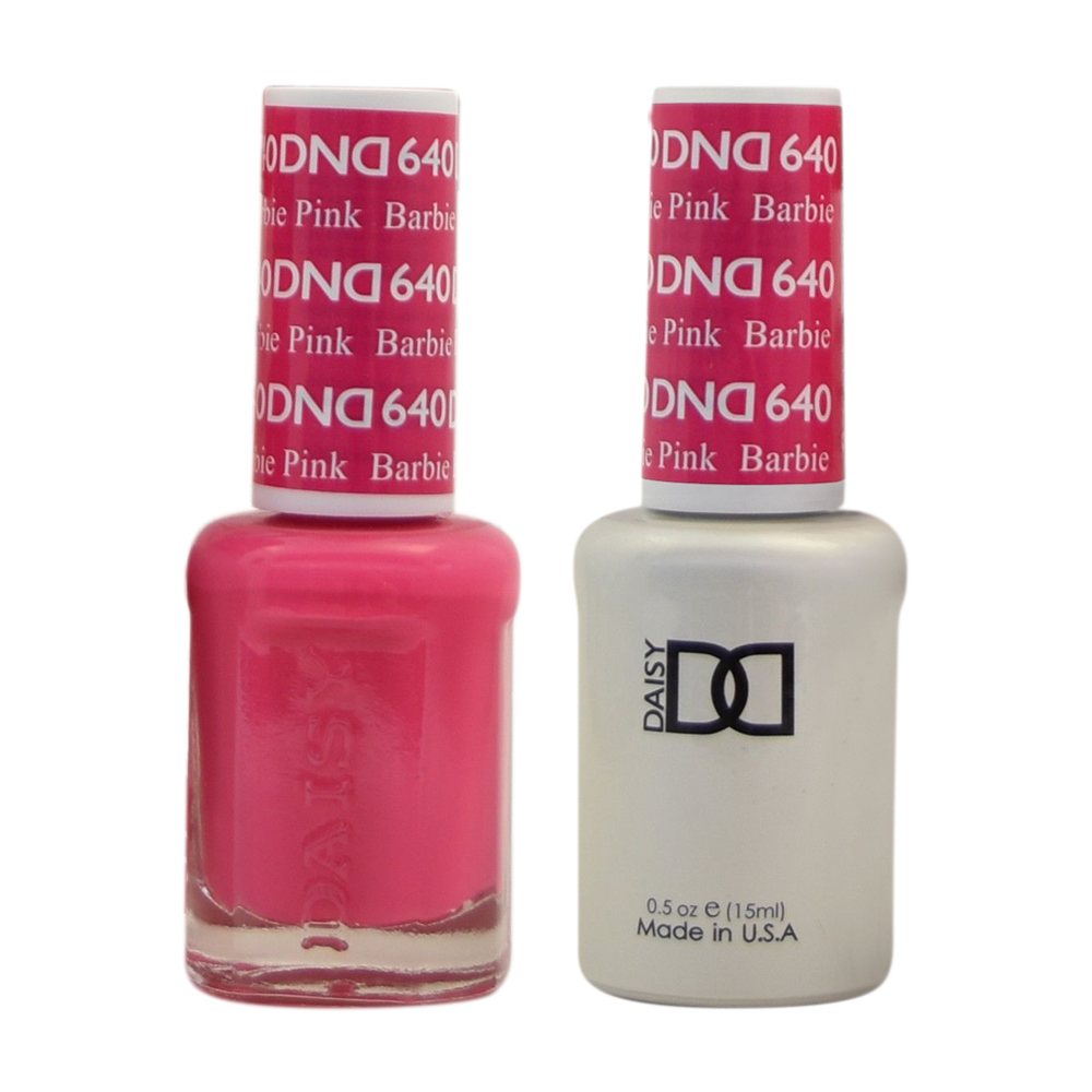 DND Nail Lacquer And Gel Polish, 640, Barbie Pink, 0.5oz MY0924