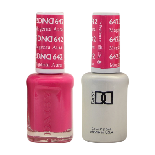 DND Nail Lacquer And Gel Polish, 642, Magenta Aura, 0.5oz MY0924