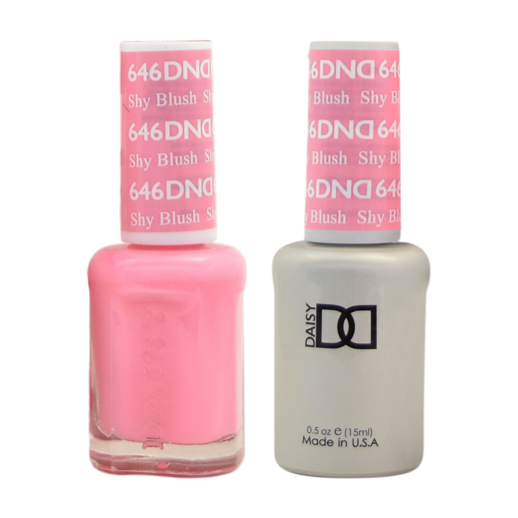 DND Nail Lacquer And Gel Polish, 646, Shy Blush, 0.5oz MY0924