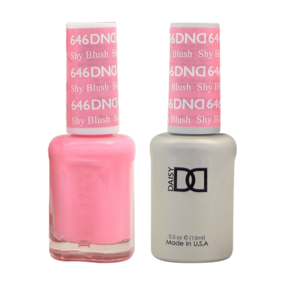 DND Nail Lacquer And Gel Polish, 646, Shy Blush, 0.5oz MY0924