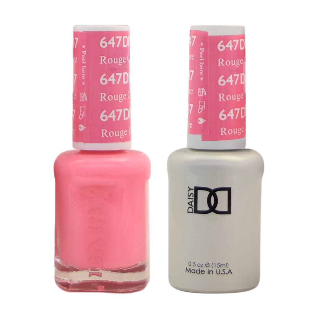 DND Nail Lacquer And Gel Polish, 647, Rouge Couture, 0.5oz MY0924