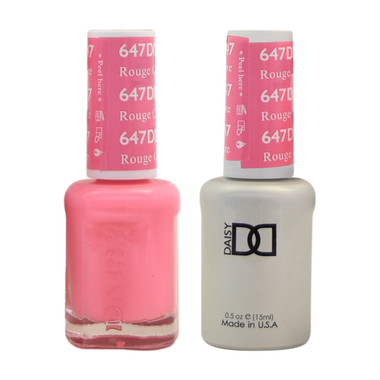 DND Nail Lacquer And Gel Polish, 647, Rouge Couture, 0.5oz MY0924