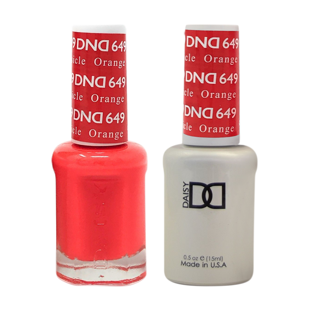 DND Nail Lacquer And Gel Polish, 649, Orange Creamsicle, 0.5oz MY0924