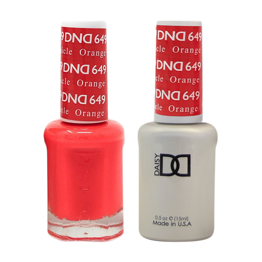 DND Nail Lacquer And Gel Polish, 649, Orange Creamsicle, 0.5oz MY0924