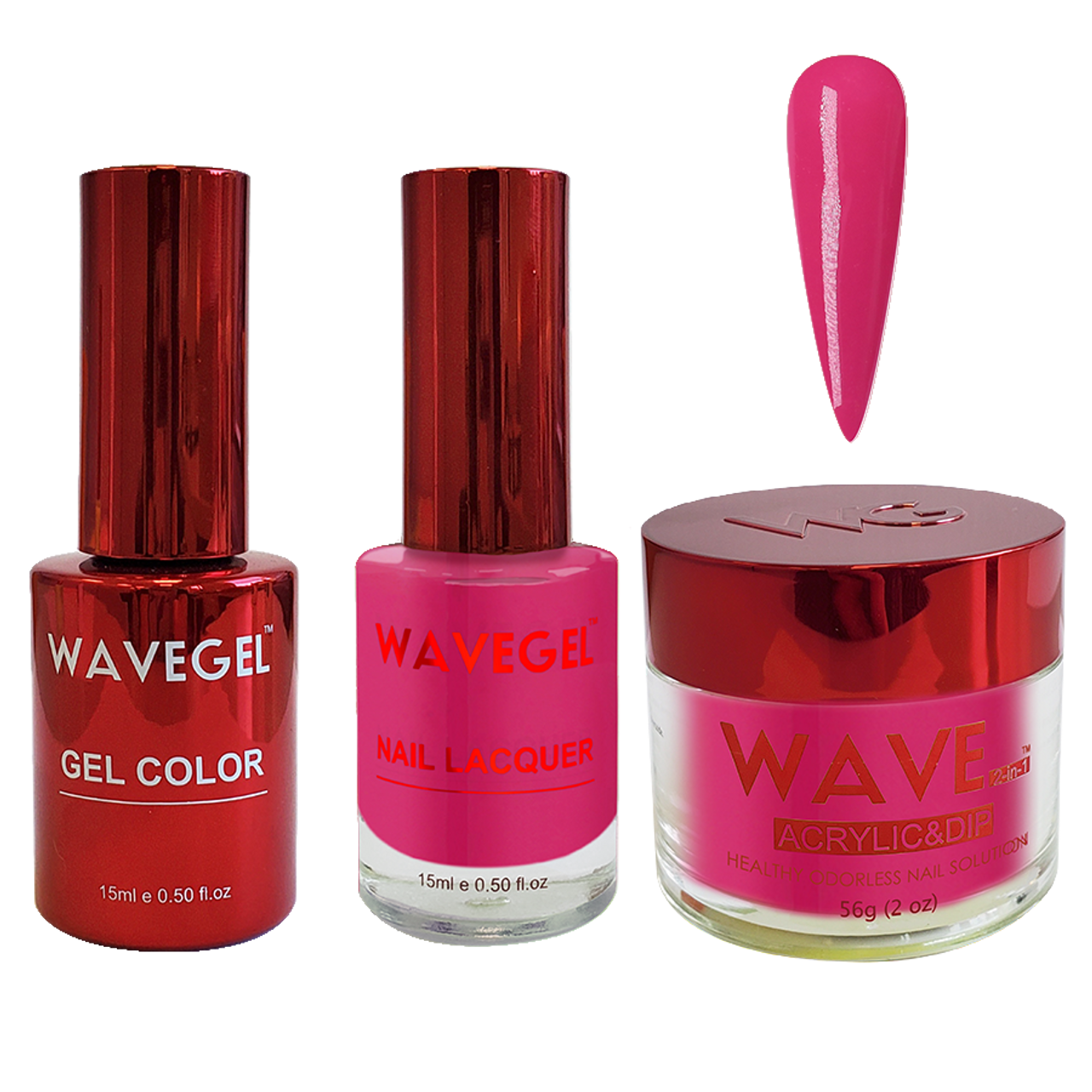 Wave Gel 4in1 Dipping Powder + Gel Polish + Nail Lacquer, QUEEN Collection, 064, Perfect Gloss