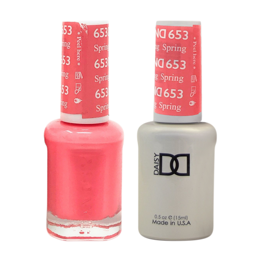 DND Nail Lacquer And Gel Polish, 653, Spring Fling, 0.5oz MY0924