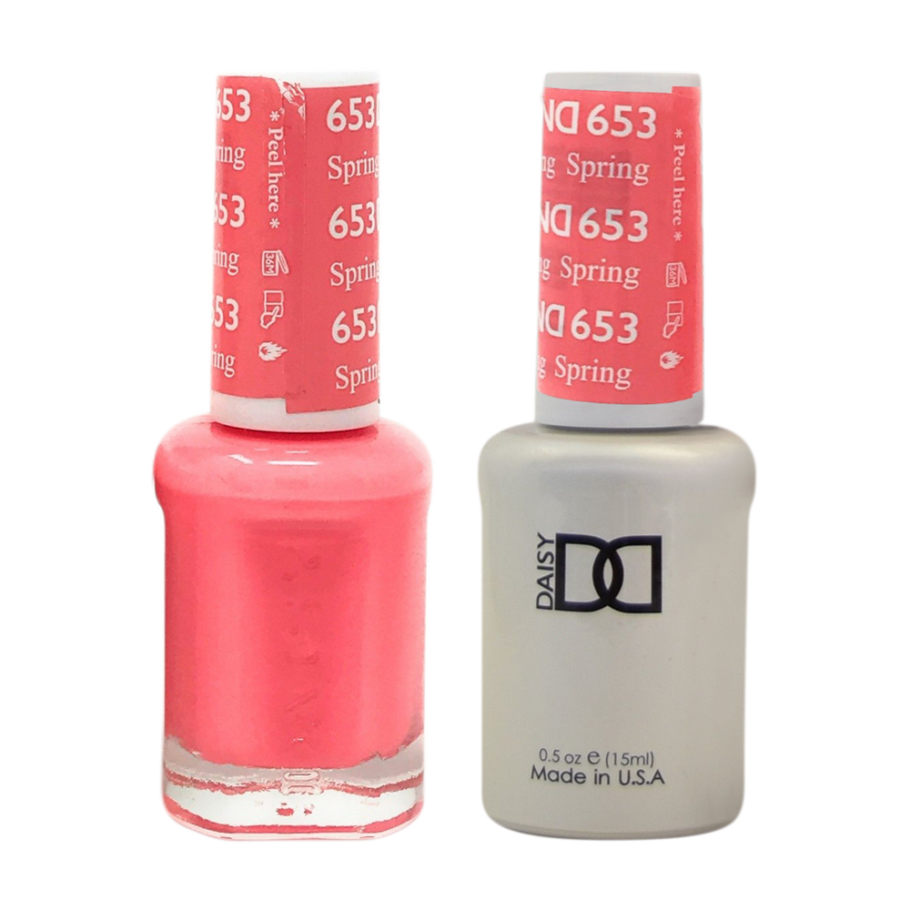DND Nail Lacquer And Gel Polish, 653, Spring Fling, 0.5oz MY0924