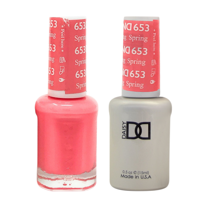 DND Nail Lacquer And Gel Polish, 653, Spring Fling, 0.5oz MY0924