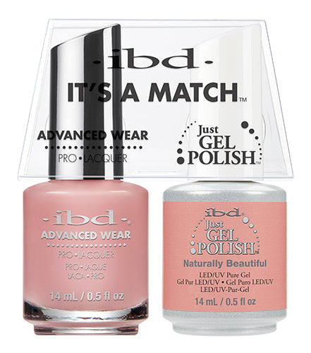 IBD Just Gel Polish, 65482, It's A Match Duo, Natural Beautyful, 0.5oz KK