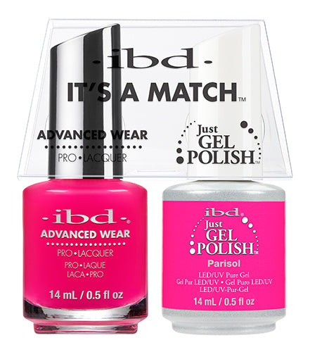 IBD Just Gel Polish, 65494, It's A Match Duo, Parisol, 0.5oz KK