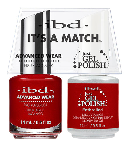 IBD Just Gel Polish, 65517, It's A Match Duo, EnthRalled, 0.5oz KK