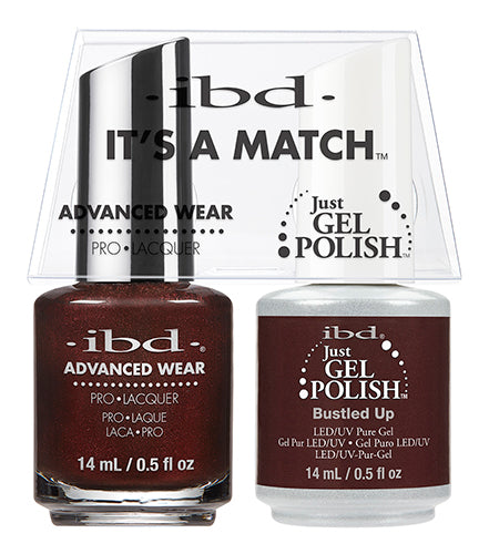 IBD Just Gel Polish, 65523, It's A Match Duo, Bustled Up, 0.5oz KK