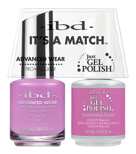 IBD Just Gel Polish, 65528, It's A Match Duo, Cashmere Cutie, 0.5oz KK