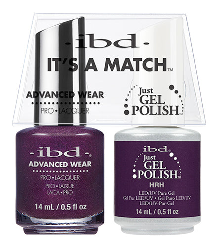 IBD Just Gel Polish, 65534, It's A Match Duo, HRH, 0.5oz KK