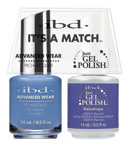 IBD Just Gel Polish, 65541, It's A Match Duo, RainDrops, 0.5oz KK