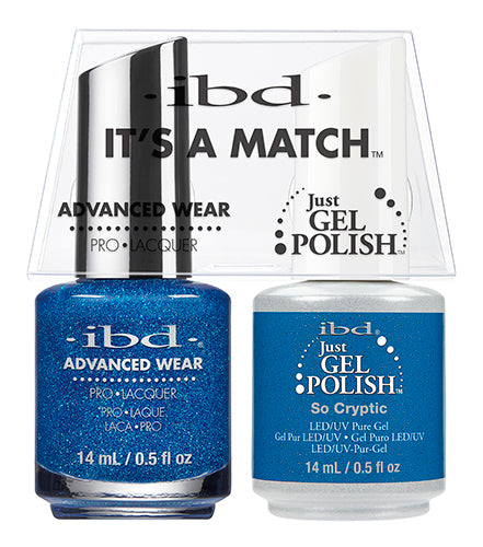 IBD Just Gel Polish, 65546, It's A Match Duo, So Cryptic, 0.5oz KK