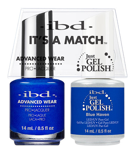 IBD Just Gel Polish, 65547, It's A Match Duo, Blue Haven, 0.5oz KK