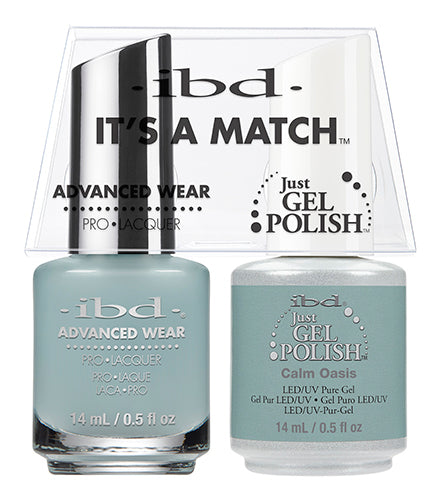 IBD Just Gel Polish, 65548, It's A Match Duo, Calm Oasis, 0.5oz KK