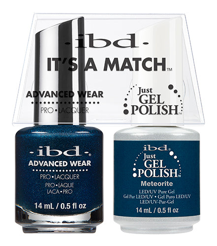 IBD Just Gel Polish, 65551, It's A Match Duo, Meteorite, 0.5oz KK