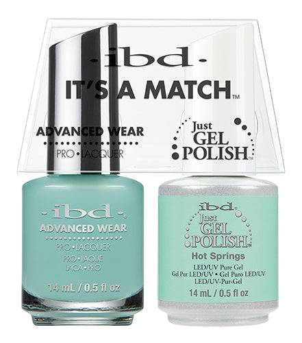 IBD Just Gel Polish, 65553, It's A Match Duo, Hot Springs, 0.5ozx KK