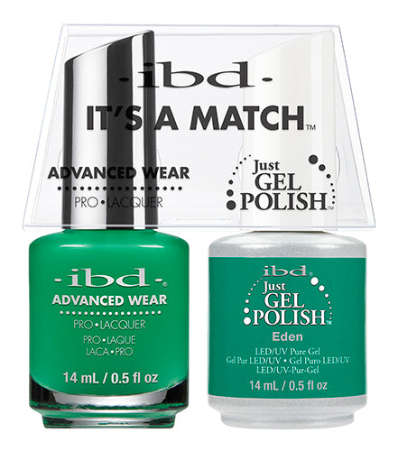 IBD Just Gel Polish, 65555, It's A Match Duo, Eden, 0.5oz KK