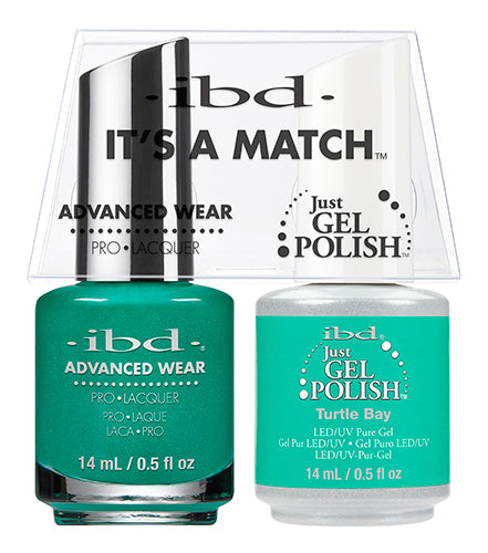IBD Just Gel Polish, 65556, It's A Match Duo, Turtle Bay, 0.5oz KK