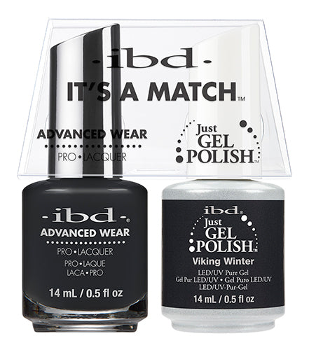 IBD Just Gel Polish, 65568, It's A Match Duo, Viking Winter, 0.5oz KK