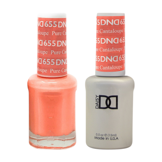 DND Nail Lacquer And Gel Polish, 655, Pure Cataloupe, 0.5oz MY0924