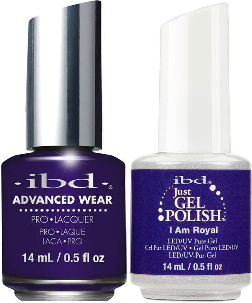 IBD Just Gel Polish, 65676, It's A Match Duo, I Am Royal, 0.5oz KK