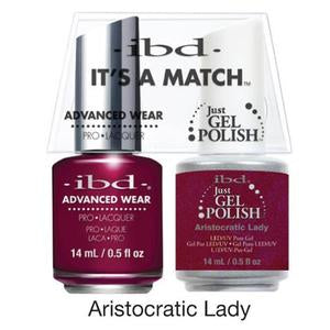 IBD Just Gel Polish, 65677, It's A Match Duo, Aristocratic Lady, 0.5oz KK