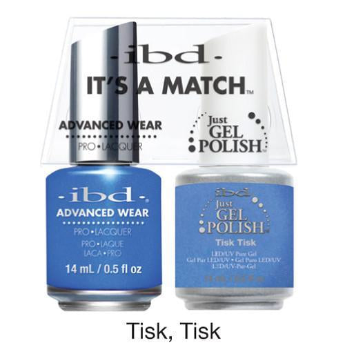 IBD Just Gel Polish, 65679, It's A Match Duo, Tisk, Tisk, 0.5oz KK