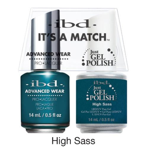 IBD Just Gel Polish, 65681, It's A Match Duo, High Sass, 0.5oz KK