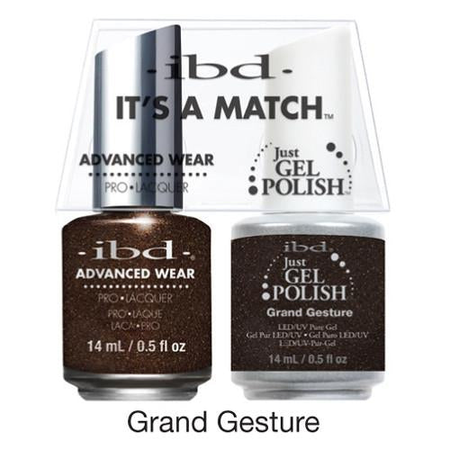IBD Just Gel Polish, 65682, It's A Match Duo, Grand Gesture, 0.5oz KK
