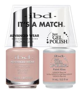 IBD Just Gel Polish, 65741, It's A Match Duo, Faint Kiss, 0.5oz KK